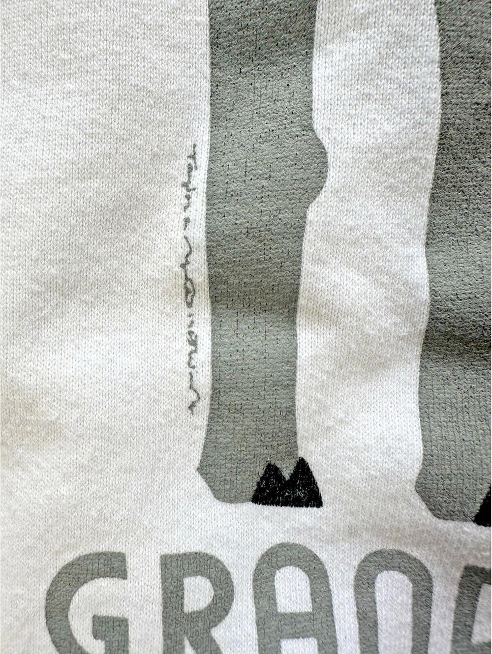 1980's vintage GRAND TETONS national park SWEATSHIRT white MEDIUM moose usa - Picture 8 of 9
